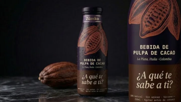 Zūmko bebida de pulpa de cacao 250ml, La Plata Huila Colombia